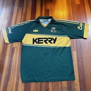 XXL Dolmen Clothing Kerry GAA Gaelic Football Jersey Green Yellow  Ireland